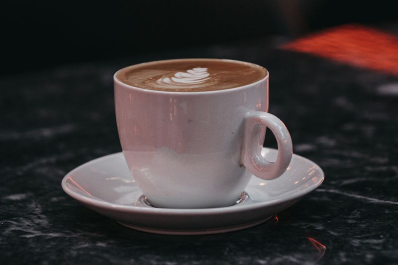 Italian espresso coffee and cappuccino