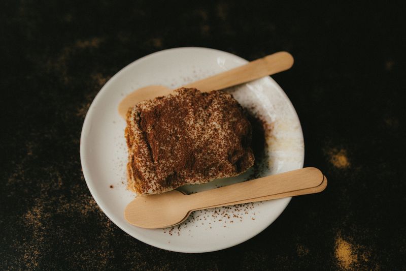 Classic Italian tiramisu dessert with espresso and mascarpone